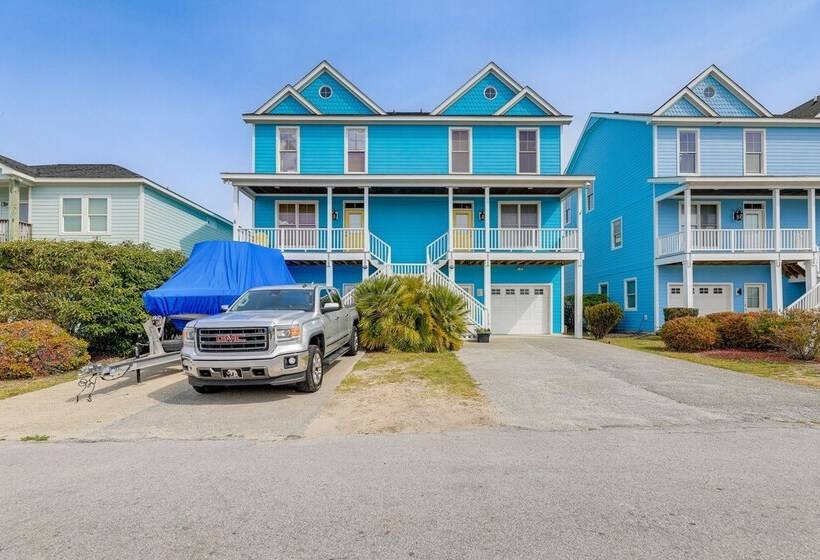 Atlantic Beach Retreat W/ 2 Decks: Steps To Beach!