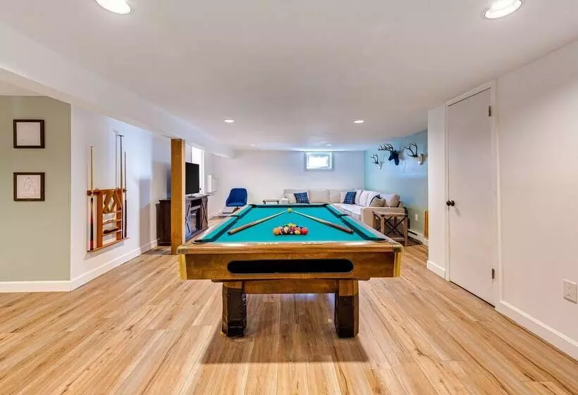 Game Room & Fire Pit: Chic Pocono Pines Home!