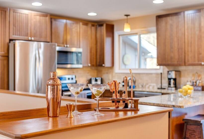 Game Room & Fire Pit: Chic Pocono Pines Home!