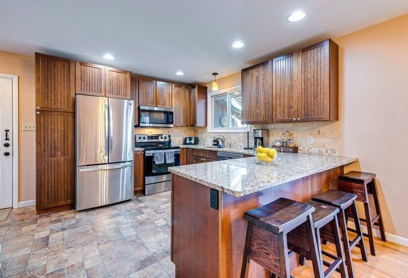 Game Room & Fire Pit: Chic Pocono Pines Home!