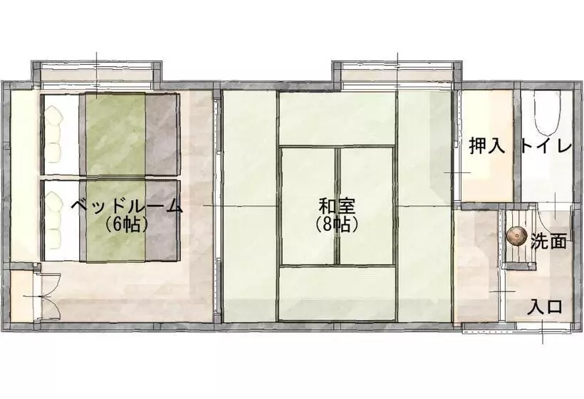 Hotelli Super Hydrogen Rich Spa Yado Kanzan