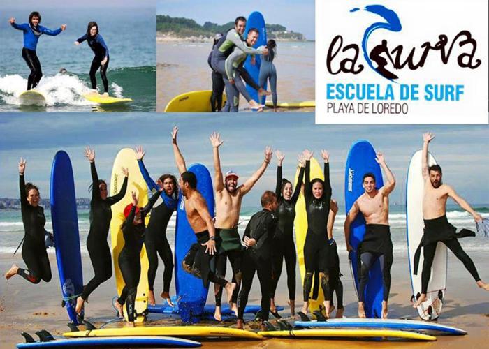 تختخواب و صبحانه La Curva Surfhouse   Hostel