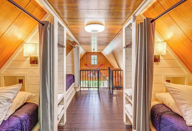 Lakefront Sparta Cabin W/ Private Beach & Dock!