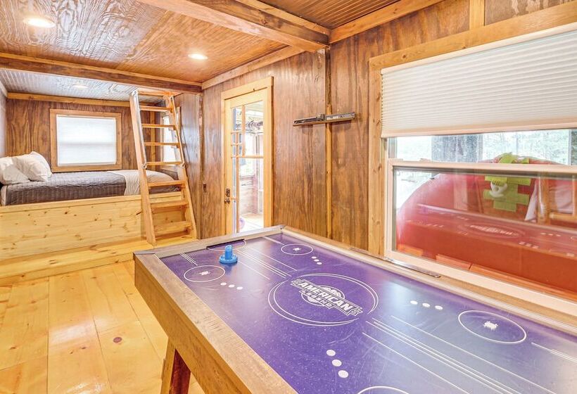 Lakefront Sparta Cabin W/ Private Beach & Dock!