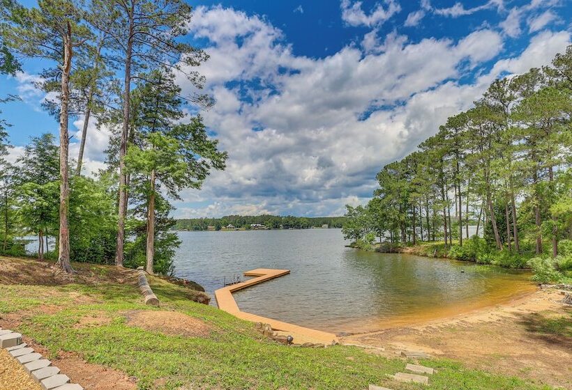 Lakefront Sparta Cabin W/ Private Beach & Dock!