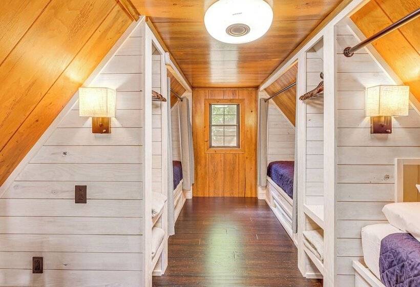 Lakefront Sparta Cabin W/ Private Beach & Dock!