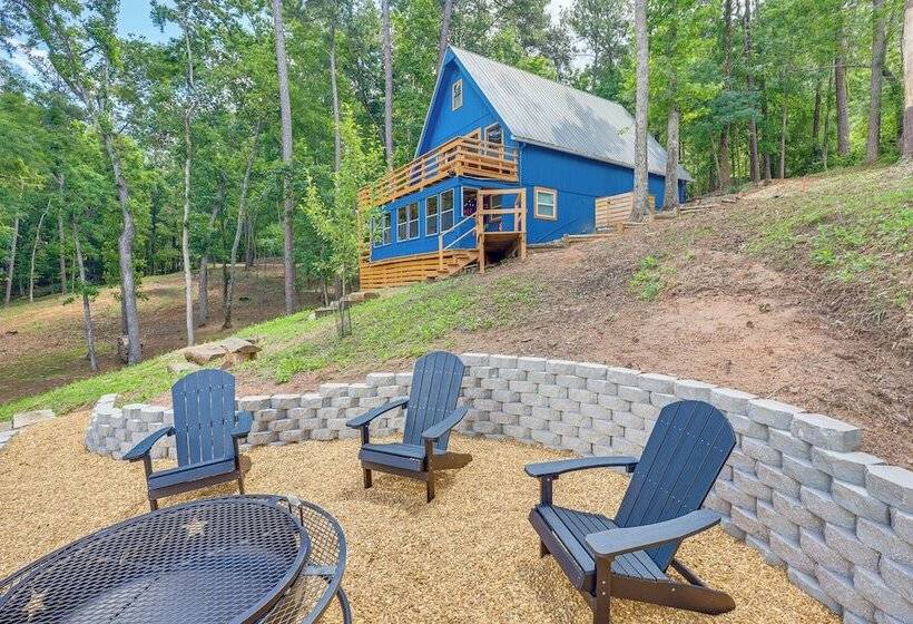 Lakefront Sparta Cabin W/ Private Beach & Dock!