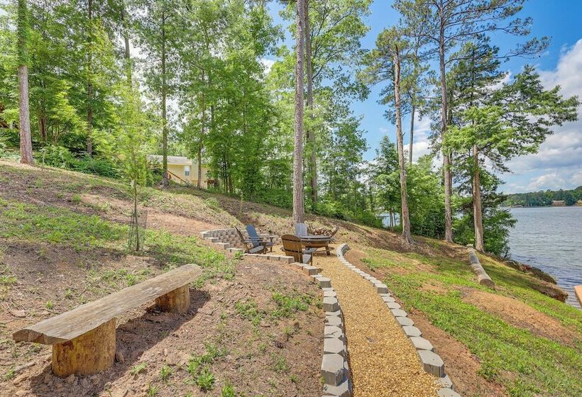 Lakefront Sparta Cabin W/ Private Beach & Dock!