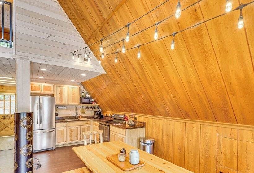 Lakefront Sparta Cabin W/ Private Beach & Dock!