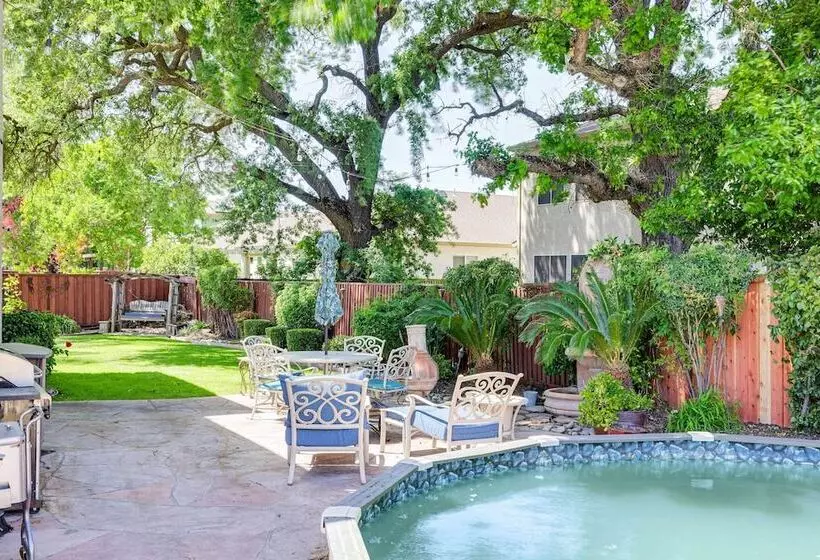 Pet Friendly Stockton Home W/ Private Pool & Grill