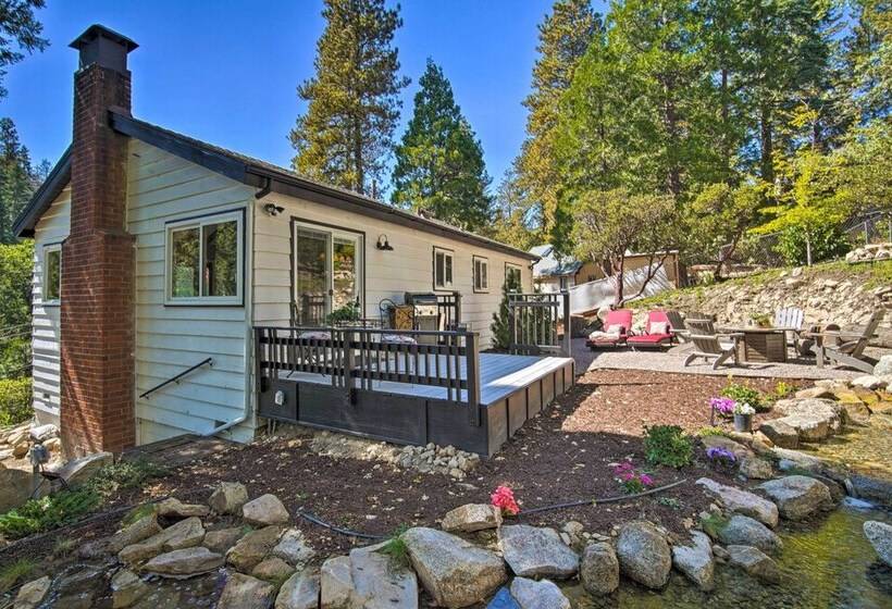 Tree Lined Twin Peaks Cottage W/ Custom Stream