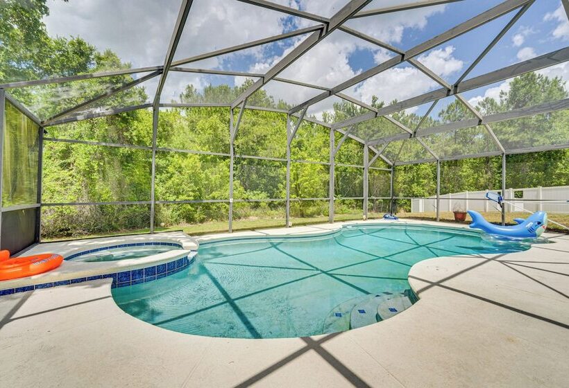 Vacation Home W/ Private Pool ~ 11 Mi To Disney!