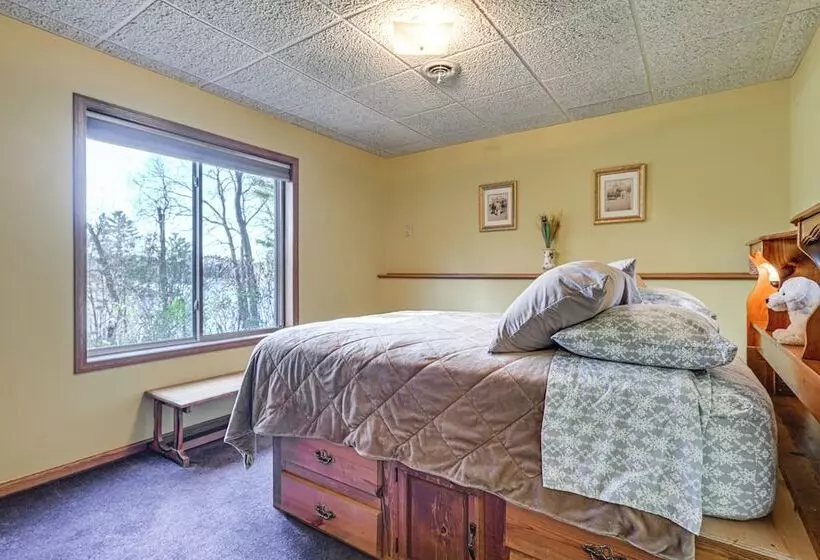 Lake Wissota Home W/ Private Dock + Fire Pit!