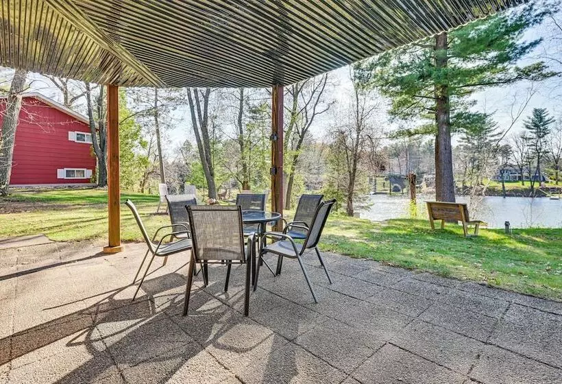 Lake Wissota Home W/ Private Dock + Fire Pit!