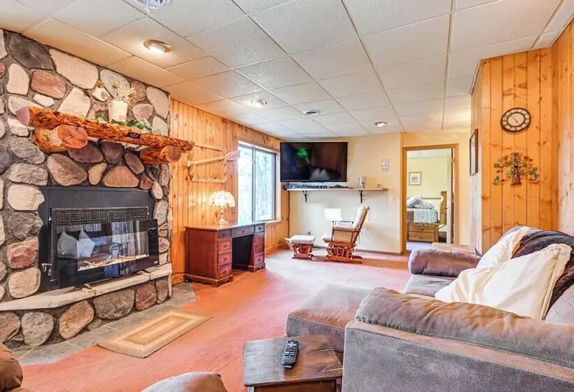 Lake Wissota Home W/ Private Dock + Fire Pit!