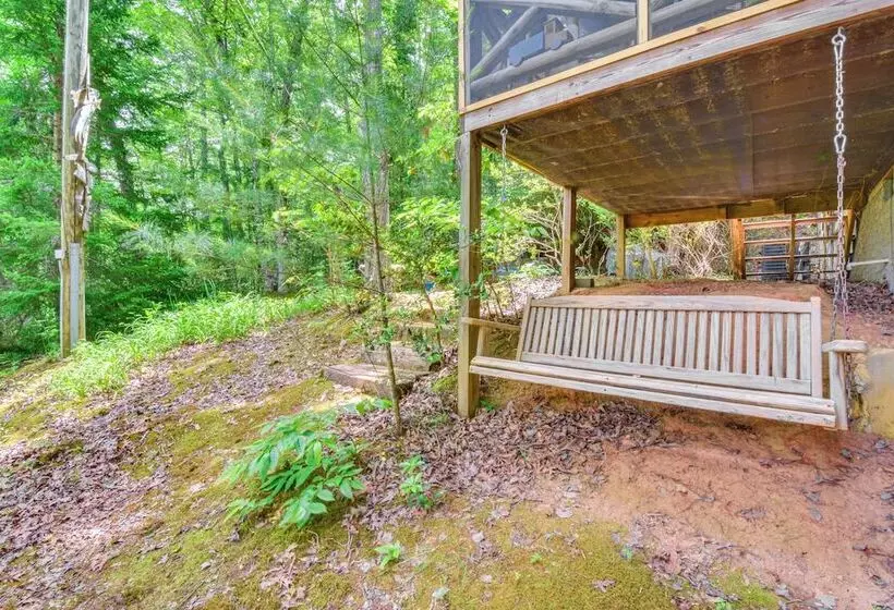 Rustic Cabin W/ Porches: 8 Mi To Tallulah Gorge!