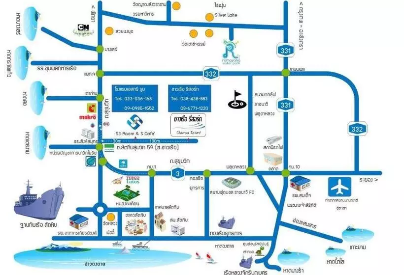 Hotelli เอสทรี รูม S3 Room สัตหีบ