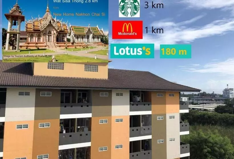 ホテル New Home Nakhon Chai Si