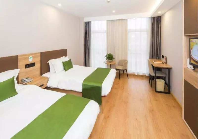 Hotelli Greentree Inn Tianjin Xiqing Development Zone Renrenle Square Express