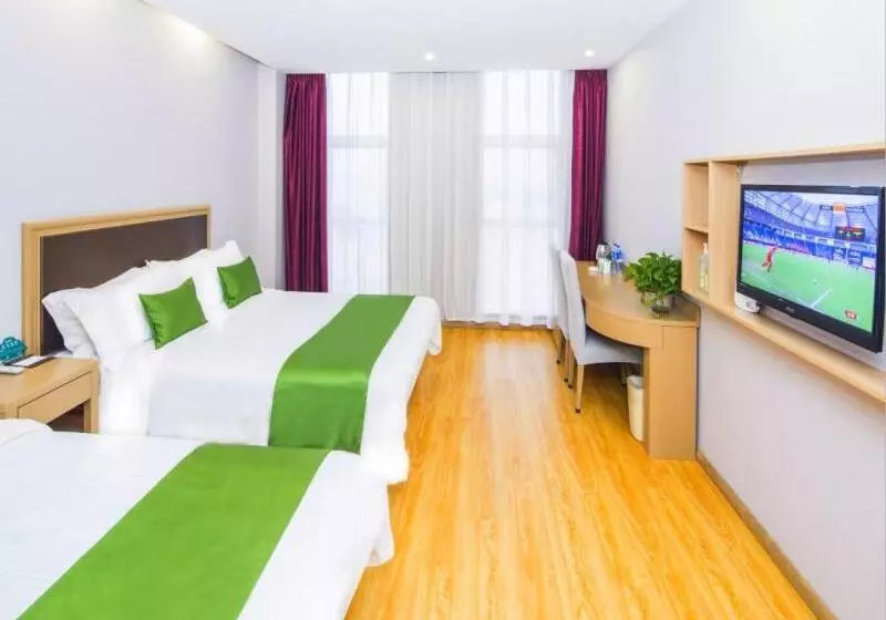 Hotelli Greentree Inn Tianjin Xiqing Development Zone Renrenle Square Express