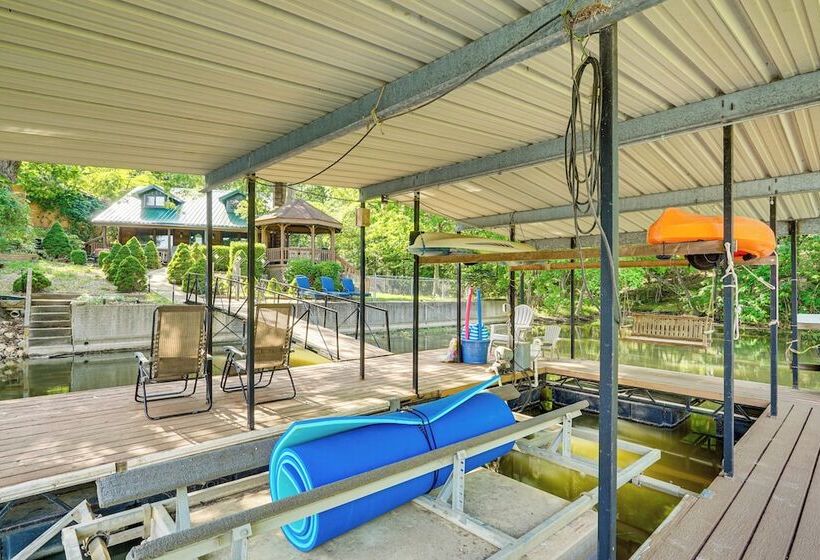 Quiet Lake Of The Ozarks Cabin W/ Dock + Gazebo!