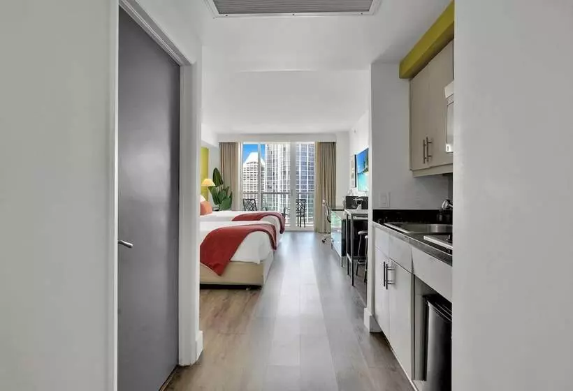 Stunning 12th Floor Studio In The Grove