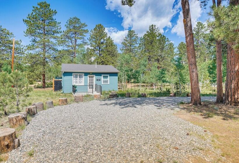 Patio & Hot Tub: Cozy Cabin Retreat In Bailey!