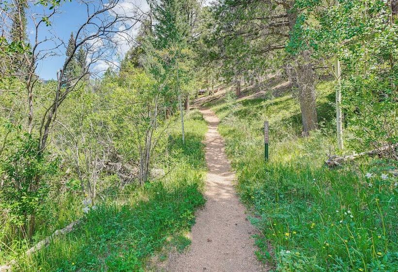 Patio & Hot Tub: Cozy Cabin Retreat In Bailey!