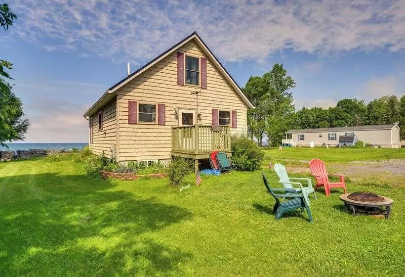 Lakefront Views & Private Yard: Three Mile Bay Gem