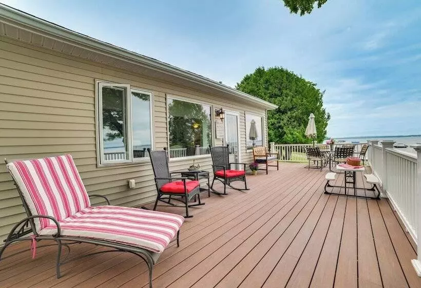 Dock & Kayaks: Waterfront Burt Lake Cottage