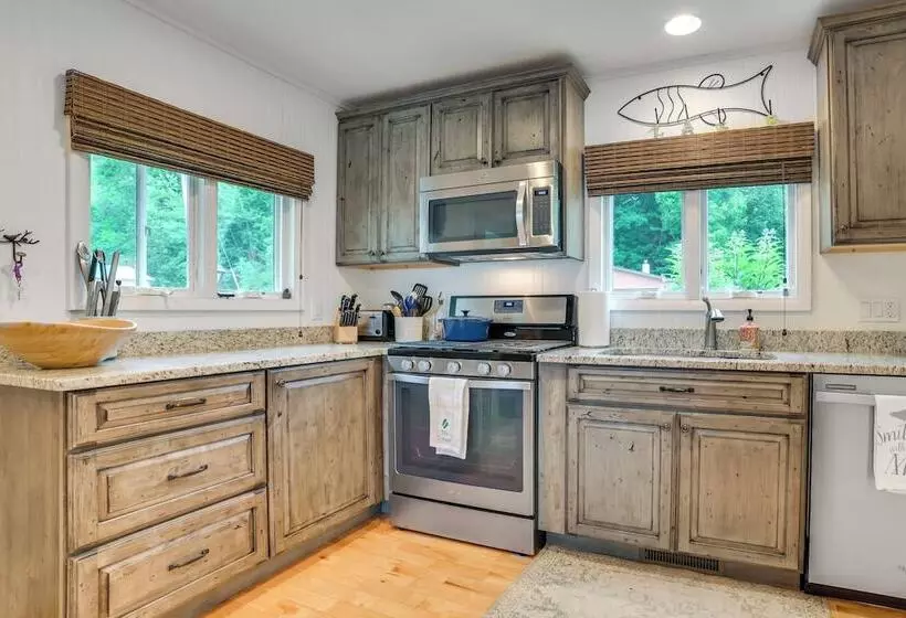 Dock & Kayaks: Waterfront Burt Lake Cottage