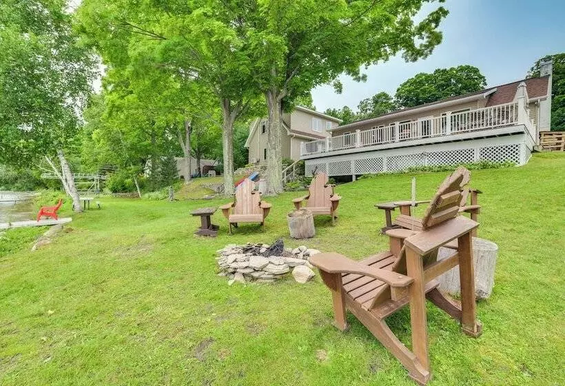 Dock & Kayaks: Waterfront Burt Lake Cottage
