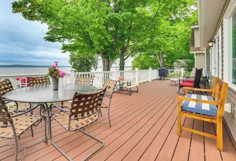 Dock & Kayaks: Waterfront Burt Lake Cottage