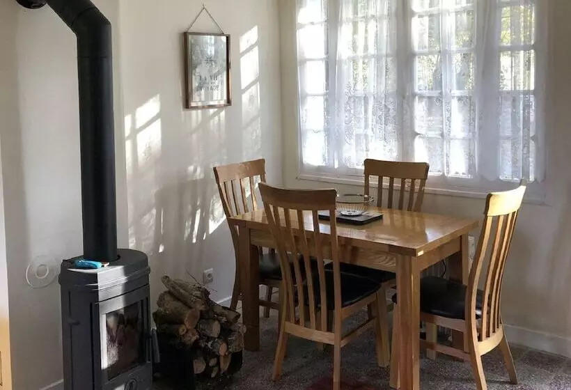 Charming House With Fireplace