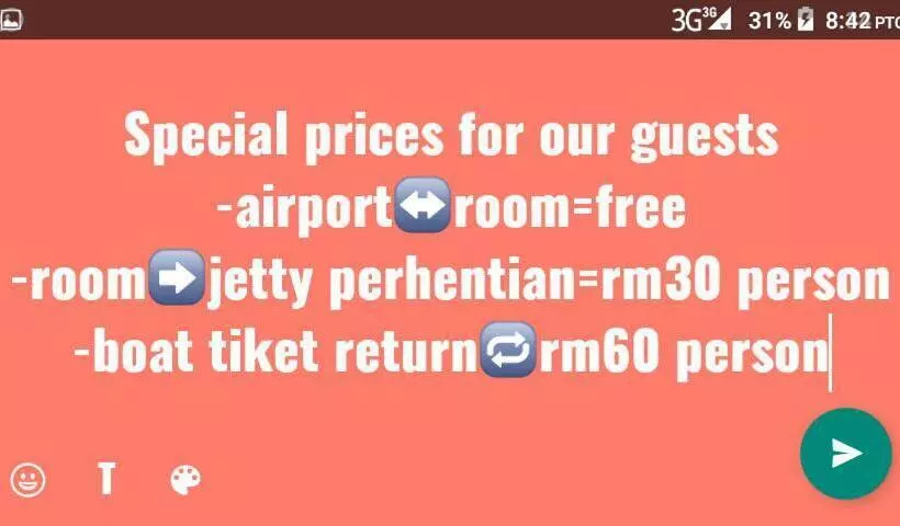 ベッドアンドブレックファースト Homestay & Roomstay Airport Kelantan