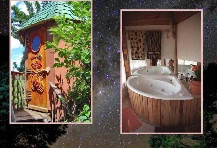 ペンション Sycamore Avenue Treehouses & Cottages Accommodation