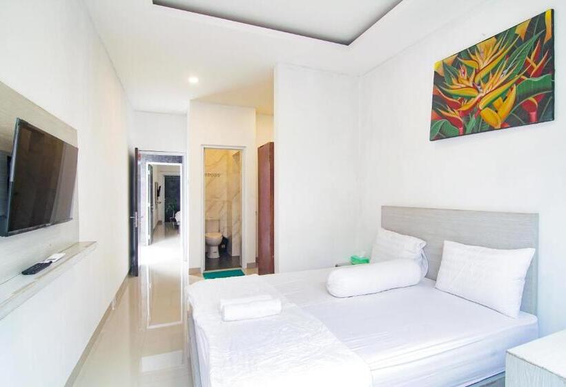 펜션 White Blue House 5 Pvt Room, Shared Pool&kitchen