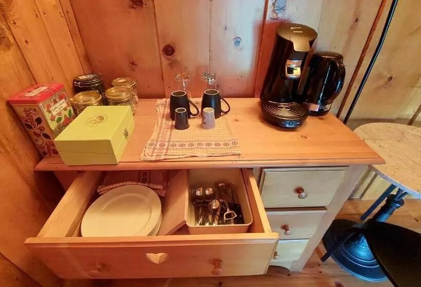 ベッドアンドブレックファースト Chalet Indépendant Chez Aurèle