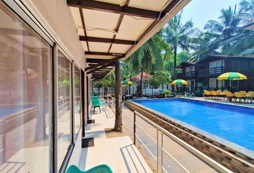 ホテル Beachwalk Retreat   Within 100 Metres From Morjim Beach