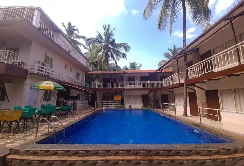 ホテル Beachwalk Retreat   Within 100 Metres From Morjim Beach