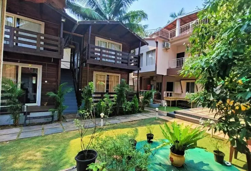 ホテル Beachwalk Retreat   Within 100 Metres From Morjim Beach