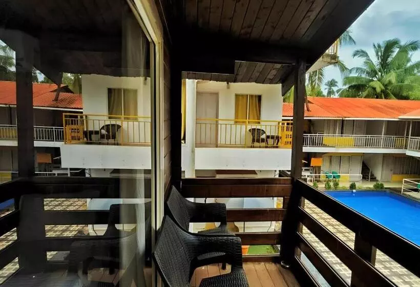 ホテル Beachwalk Retreat   Within 100 Metres From Morjim Beach