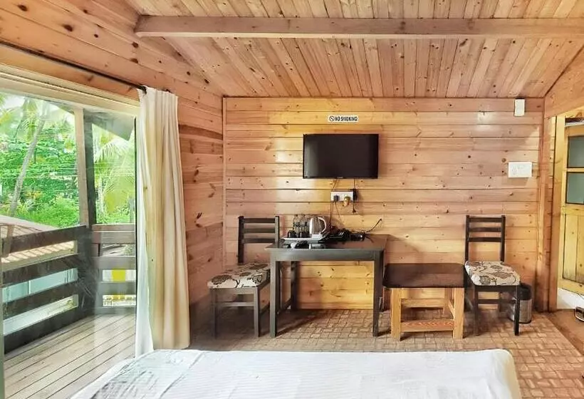 ホテル Beachwalk Retreat   Within 100 Metres From Morjim Beach