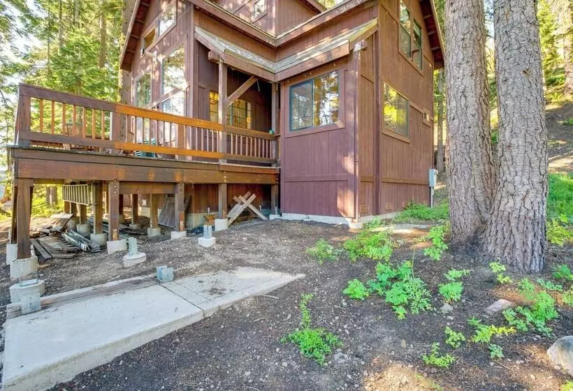 1 Mi To Skiing: Cabin W/ Deck In Bear Valley!