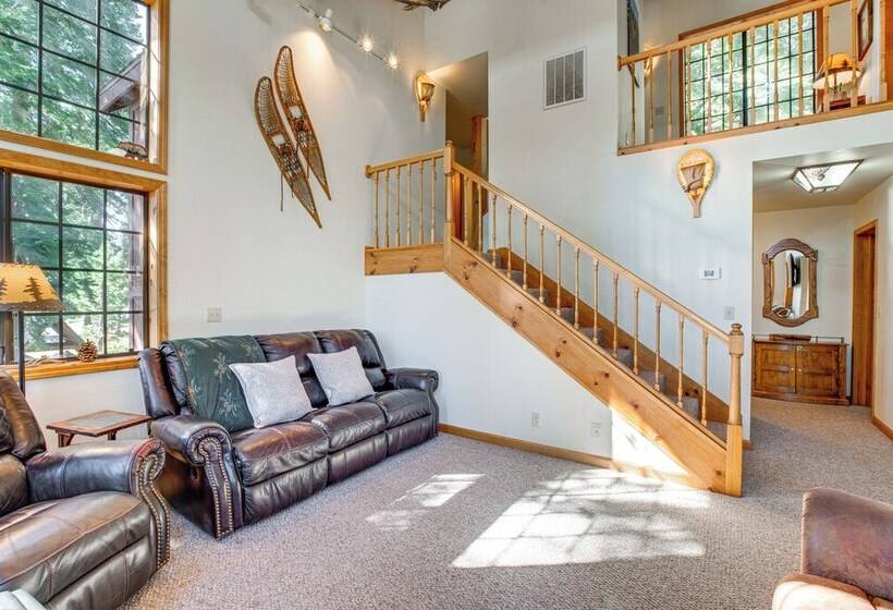 1 Mi To Skiing: Cabin W/ Deck In Bear Valley!