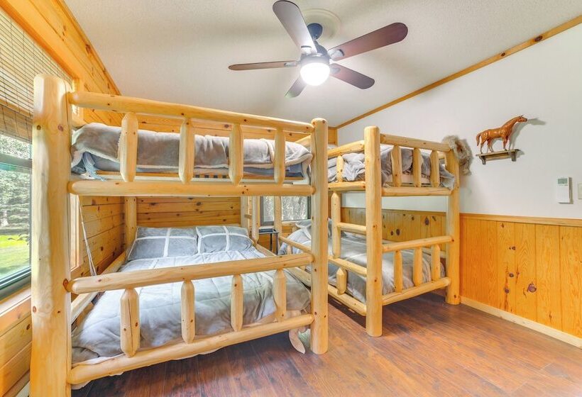 Michigan Cabin W/ On Site Fishing Pond & Deck