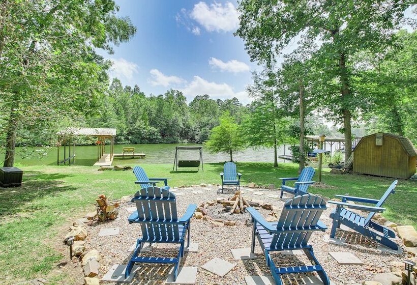 Hot Springs Retreat W/ Private Dock + Hot Tub!