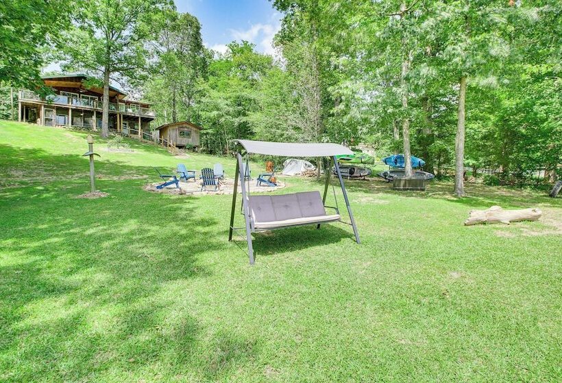 Hot Springs Retreat W/ Private Dock + Hot Tub!