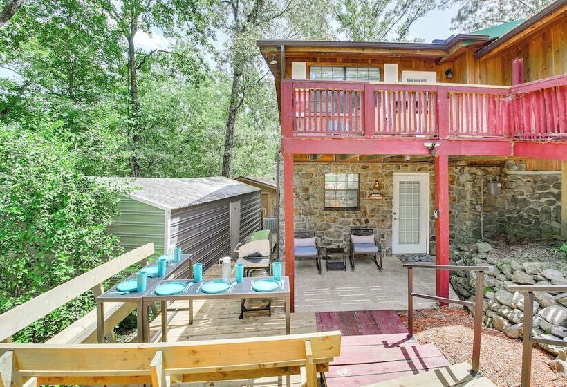 Hot Springs Retreat W/ Private Dock + Hot Tub!