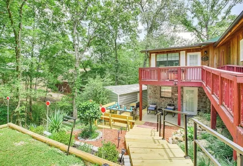 Hot Springs Retreat W/ Private Dock + Hot Tub!